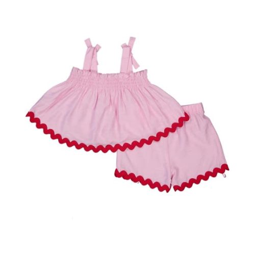 Medium Pink Baby Ric Rac Outfit Set | Best&Less™ Online
