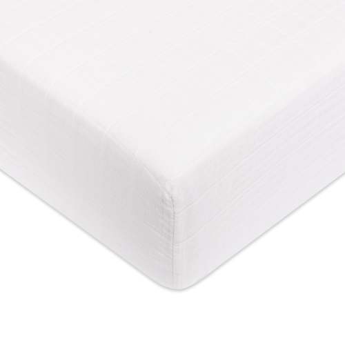Full Size Crib Sheet - Organic White