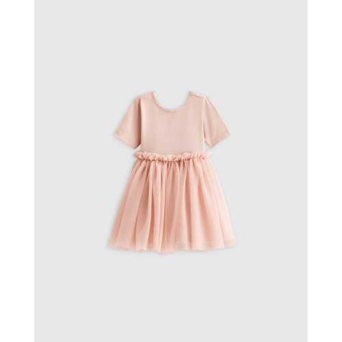 Organic Cotton Tulle Tutu Dress - Baby in Mineral Pink
