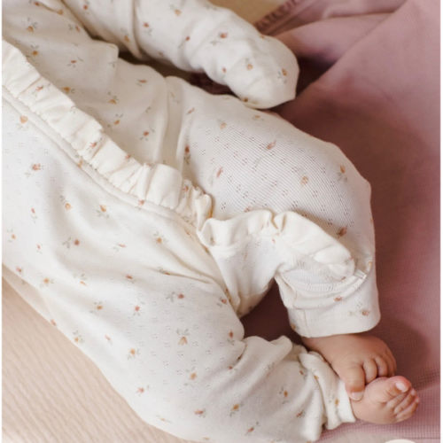 Ruffle Jumpsuit Petit Fleur – Quincy Mae