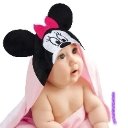 Minnie Mouse Hooded Bath Towel
