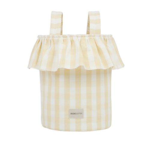 Basket Vichy - Butter + White · Minicoton