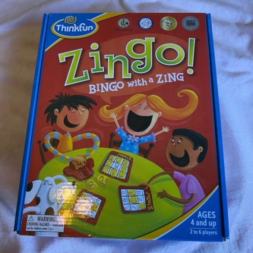 Zingo Game Bingo with a Zing