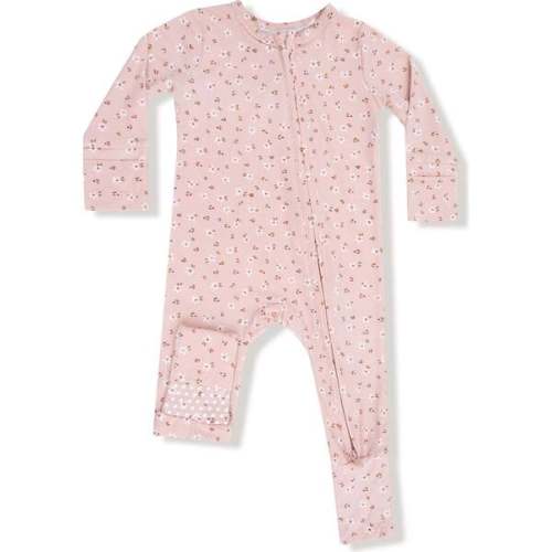 Convertible Romper, Carrie Floral Viscose from Bamboo - Angel Dear | Maisonette