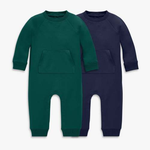 The baby sweatshirt romper 2-pack | Primary.com