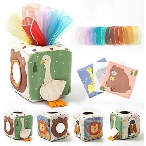 Promise Babe Baby Tissue Box Toy for Babies 6-12 Months - Montessori Toys Kids Tissue Box Sensory Toys to 1 Year Old - Baby Boy Girl Gifts for Babies 6 12 18 Months Old : Amazon.com.au: Toys & Games