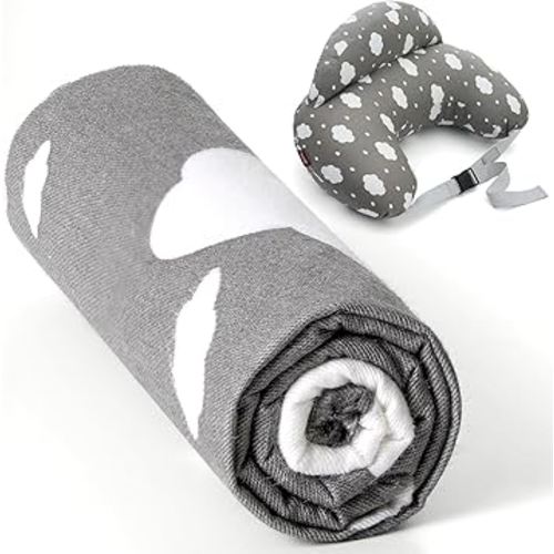 Momcozy Nursing Pillow Cover for Original Pillow- Pioneering Safety Fence - Plus Size Breastfeeding Pillow for Ergonomic Comfort & Support-Easier and Healthier Nursing, Cotton Cover Only