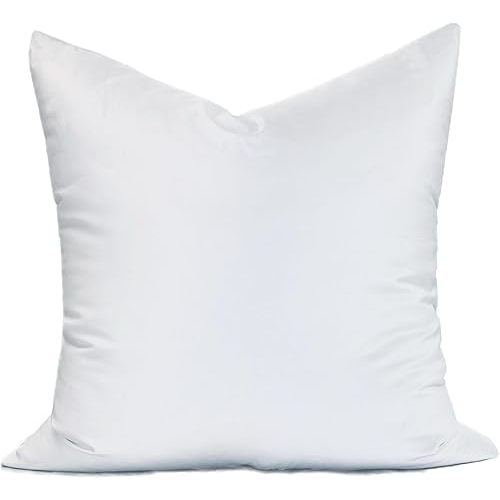MoonRest® 22x22 Inch Synthetic Down Alternative Square Pillow Insert Form Stuffer for Sofa Shams, Decorative Throw Pillow, Cushion and Bed Pillow Stuffing - Hypoallergenic 22“X 22”