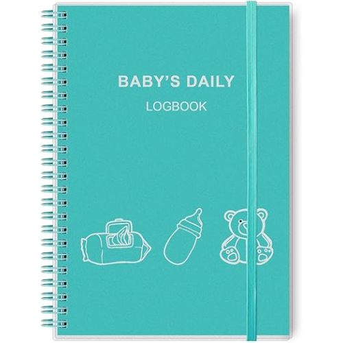 Baby's Daily Log Book - A5 Baby Care planner for Newborns, Schedule for Tracking Newborn's Daily Routine, 152 Easy to Fill Pages Track and Monitor Nursing, Sleep, Feeding, Diapers, Pumping and More
