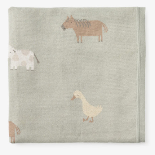 On the Farm Knit Blanket