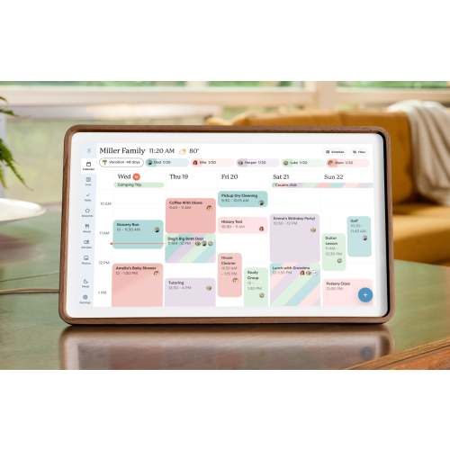 The Skylight Calendar 2 (Wood/Walnut) with Plus Plan