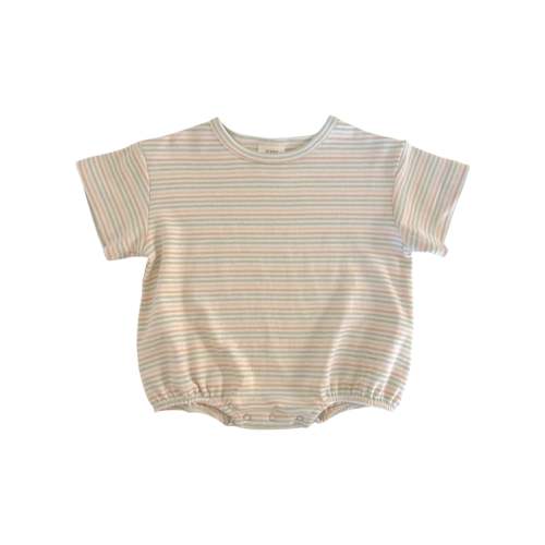 Multi Stripe / Organic T-Shirt Bubble
