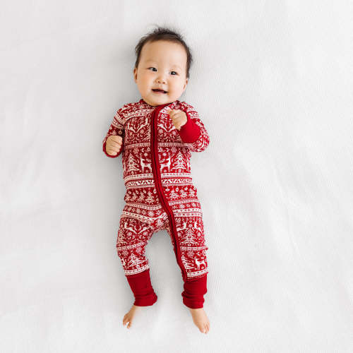 Reindeer Cheer Bamboo Viscose Zippy