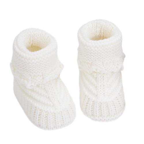Warm & Soft Baby Booties for Newborns Knit First Walkers Soft Infant Shoes for Boy & Girls Perfect for Any Outfit