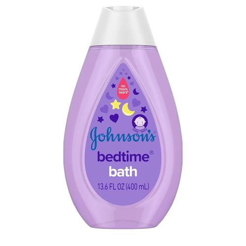 Johnson's Baby TearFree Bedtime Bath with Soothing NaturalCalm fl., Purple, Aromas, 13.6 Fl Oz (Pack of 3)