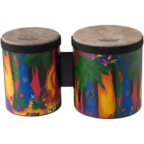 Remo Bongo Drum - Rain Forest, 5"-6"