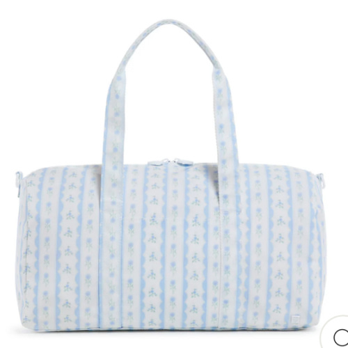 Duffel - Weekender - Ribbon Floral Blue