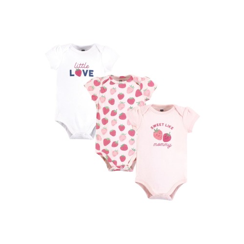 Essential Three-Piece Set of Cotton Bodysuits