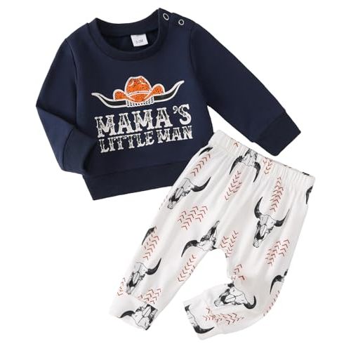 Yvowming Baby Boy Clothes Fall Clothes Truck Print Long Sleeve Pullover Tops + Pant Sets Toddler Winter Outfits