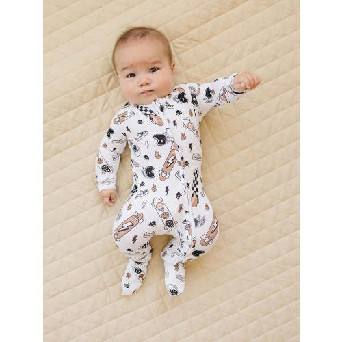 Bamboo Zip Romper | Sk8er
