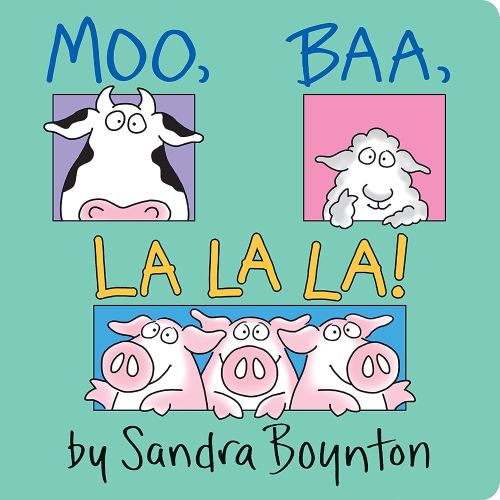 Moo, Baa, La La La!: Oversized Lap Board Book