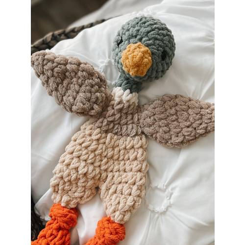 Mallard Duck Snuggler | Crochet Snuggler | Trail Friend | Mallard Duck Plushie | Rag-doll Lovely | Stuffed Animals | Baby Shower Gifts |