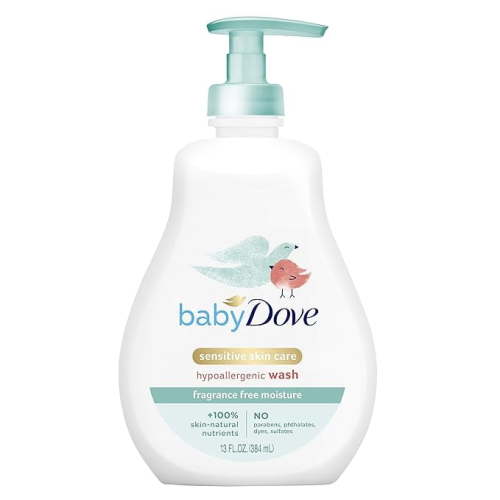 Baby Dove, Baby Wash, Sensitive Skin, Fragrance Free 13 oz