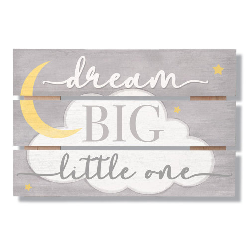 Isabelle & Max™ Wegner Dream Big Gap Pallet 3D Wall Decor & Reviews | Wayfair