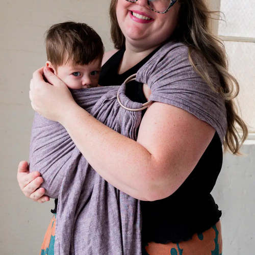 Huckleberry Ring Sling | Baby Carriers | hope&plum Hemp Blend