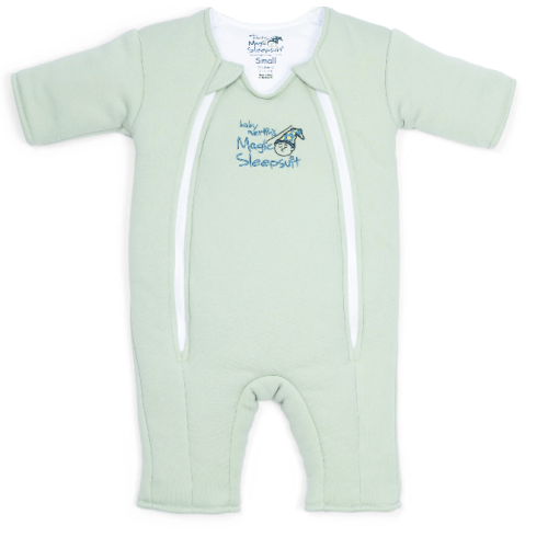 Sage Green Baby Merlin’s Magic Sleepsuit