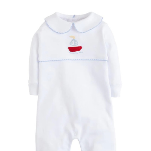 Crochet Playsuit- Sailboat - Baby Bloomers