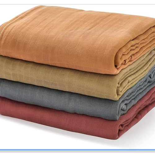 Momcozy Muslin Swaddle Blankets for Baby Boys and Girls, 4-Pack Breathable and Skin-Friendly Receiving Blanket Wrap, Baby Essentials, Registry & Gift, 47 x 47 inches