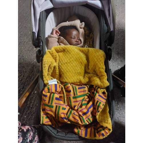 Ankara Baby Blanket gift, Wax Print Christmas Baby Gift, Africanprint Blanket , Baby Shower Gift,