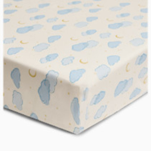 Soundly Percale Organic Crib Sheet - Celestial