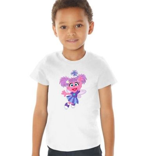Sesame Street Furry Friends Forever! Abby Cadabby Kids T Shirt (2T) For Toddlers White