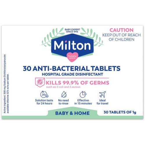 Milton Antibacterial Tablets 30 Pack