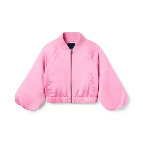 Girl Blush Rose The Satin Ballet Jacket by Janie and Jack