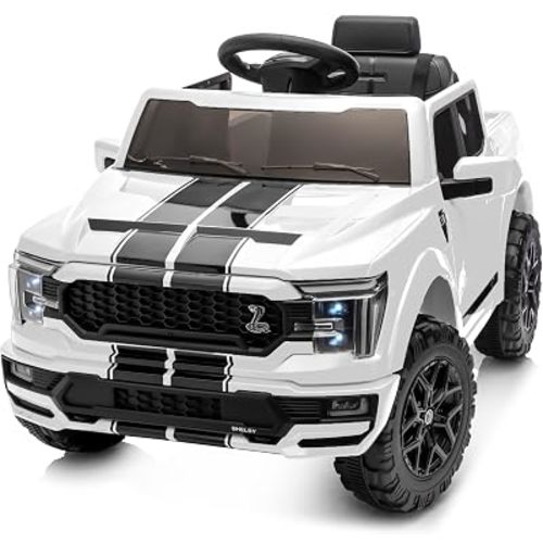 Licensed Ford Shelby F150 24V Ride on Toy for Kid 3-6 Electric Car w/Remote