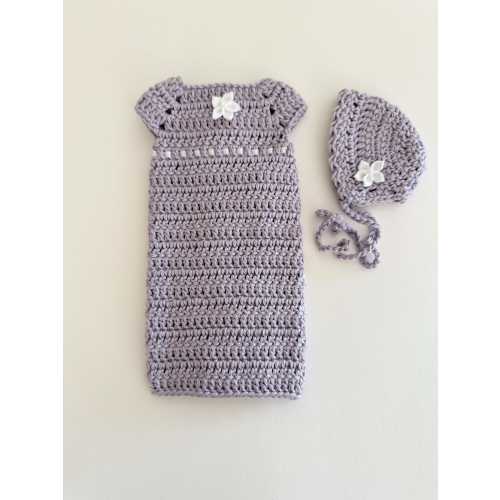 Baby Burial Dress, 17 Weeks Gestation, Funeral Clothes, Crochet Outfit, Infant Loss Birth, Bereavement, Preemie, Stillbirth, Miscarriage