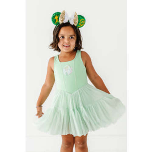 Tink (KIDS) | Lime Mesh DRESS – Made By Molly