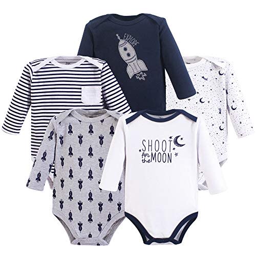 Yoga Sprout Cotton Bodysuit, 5 Pack