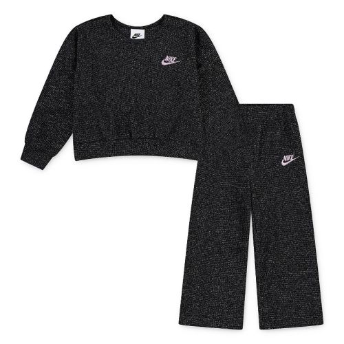 Baby & Toddler Girls Nike Lurex Waffle Long Sleeve Top & Pants 2-Piece Set- 12 months