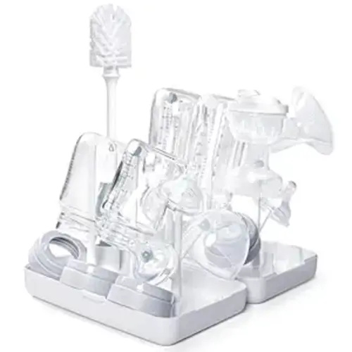 Termichy Travel Baby Bottle Drying Rack, Compact Size with Large Capacity for Working Mom, Visit Families, Friends or Camping with Baby Gary