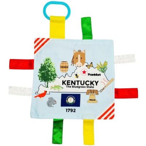 Baby Jack The Learning Lovey Kentucky State Baby Tag Crinkle Square Toy That Teaches Facts 8" x 8"