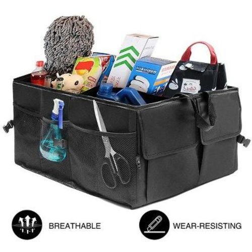 Trunk Organizer Car Organizer Foldable Trunk organizer for Sedans Sturdy Car Organization for Car