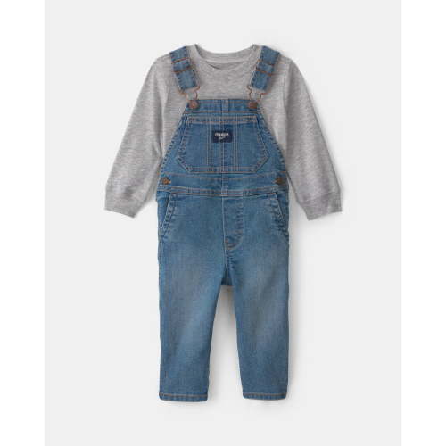 Oshkosh B'gosh Baby Overall and Top Set, 2-Piece, Sizes 3 Months - 24 Months