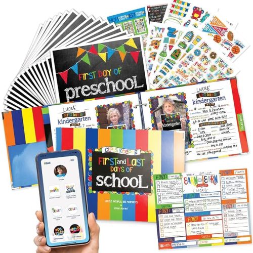 Class Keeper® School Memory Book | Organize Every School Year | Digital Memory App Included