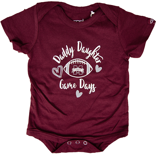 Infant Onesie Daddy Daughter Game Days – Campus Book Mart-MSU
