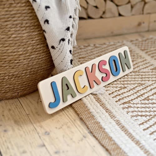 Name Puzzle | 1st Birthday Gift | Personalize Puzzle | Wooden Toys for Toddler Gift | Montessori Toys | Baby Gift | Baby Girl | Baby Boy