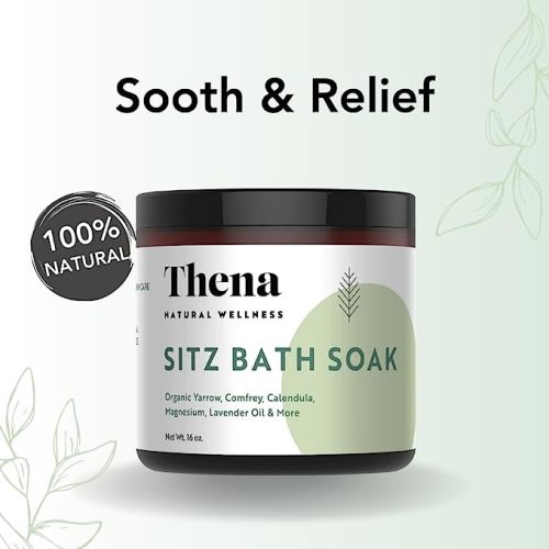 Best Organic Sitz Bath Soak For Postpartum Recovery Care New Mom Essentials & Natural Hemorrhoid Treatment, 100% Natural & Gentle With Pure Epsom & Dead Sea Salts Witch Hazel Lavender Essential Oil